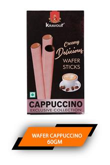Kravour Wafer Cappuccino 60gm